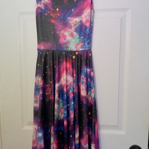 GALAXY SUPERNOVA PRINCESS MIDI DRESS - Picture 5 of 6